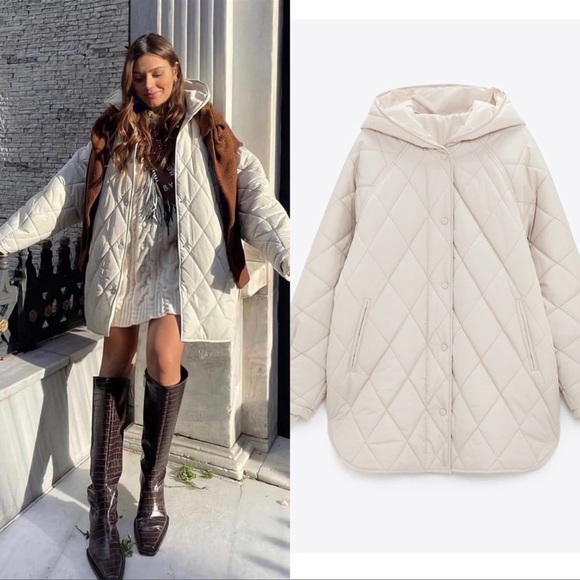 Zara Jackets & Blazers - LAST 1!🔥ZARA OVERSIZED QUILTED PUFFER WATER REPELLENT COAT